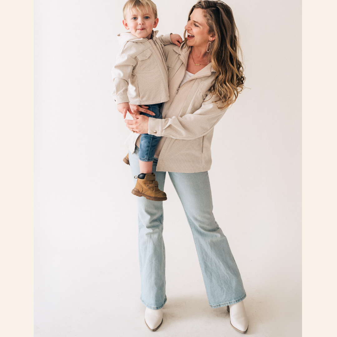 Khaki Hooded Jacket | Adult