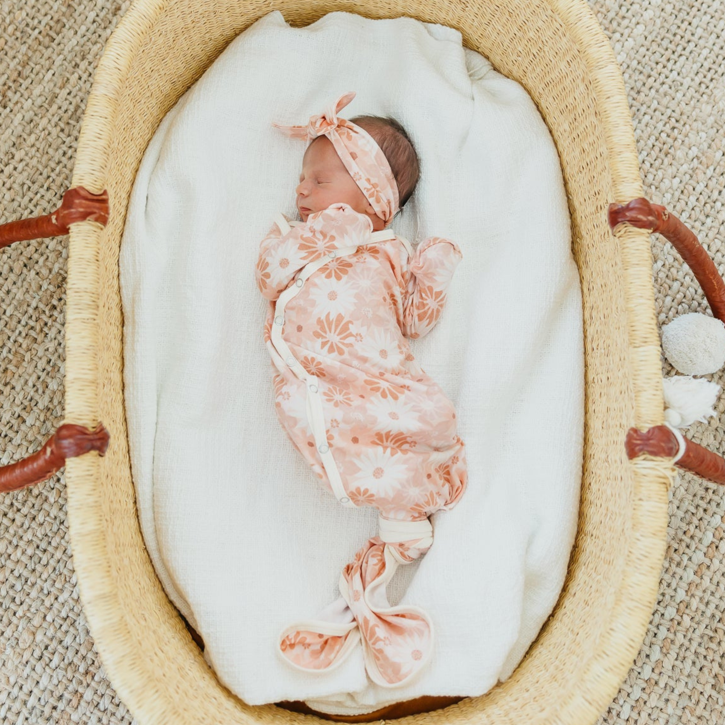 Newborn Knotted Gown | Penny