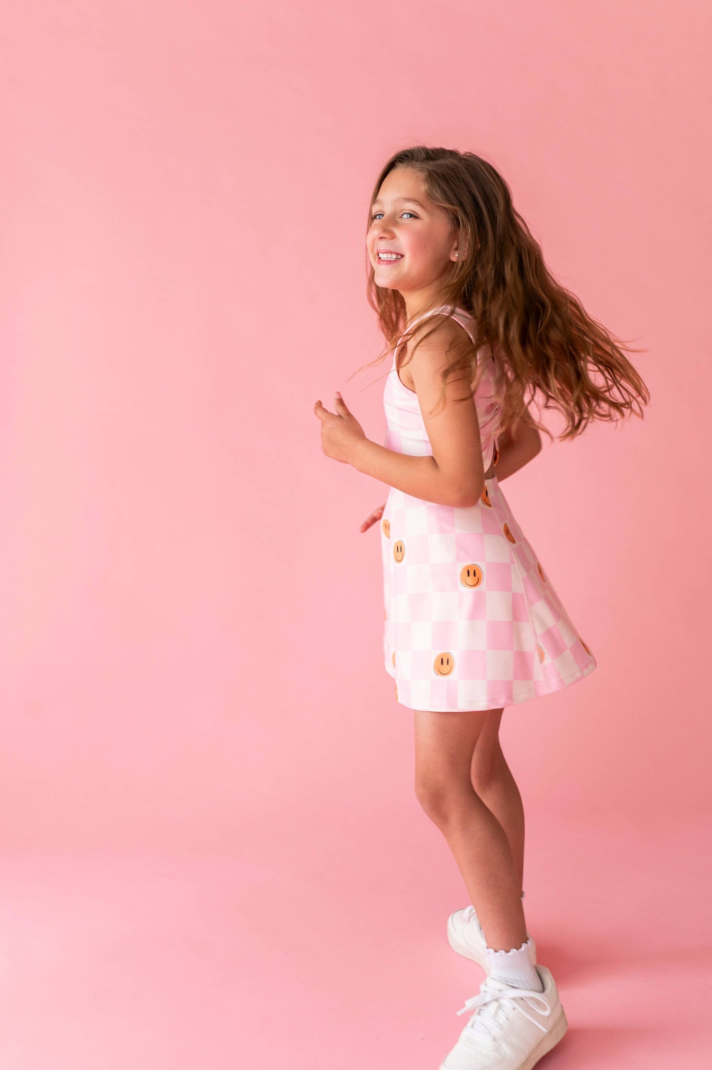 Happy Hopscotch | Twisty Back Active Dress