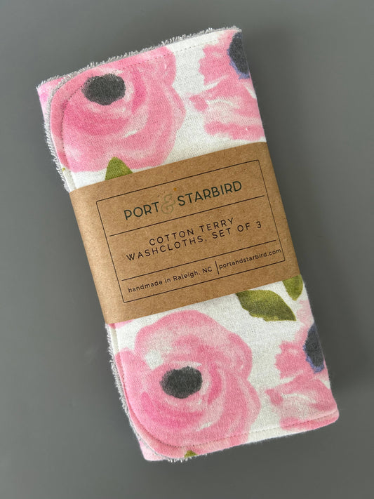 Washcloths Set | Floral Dreams