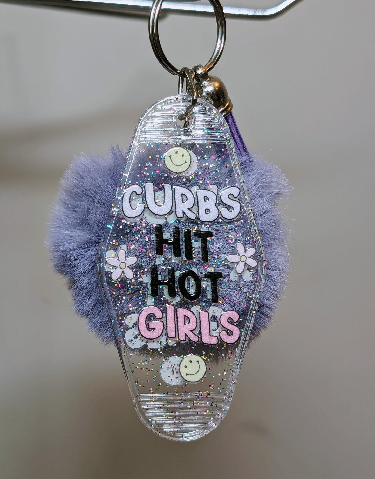 Curbs Hit Hot Girls | Keychain