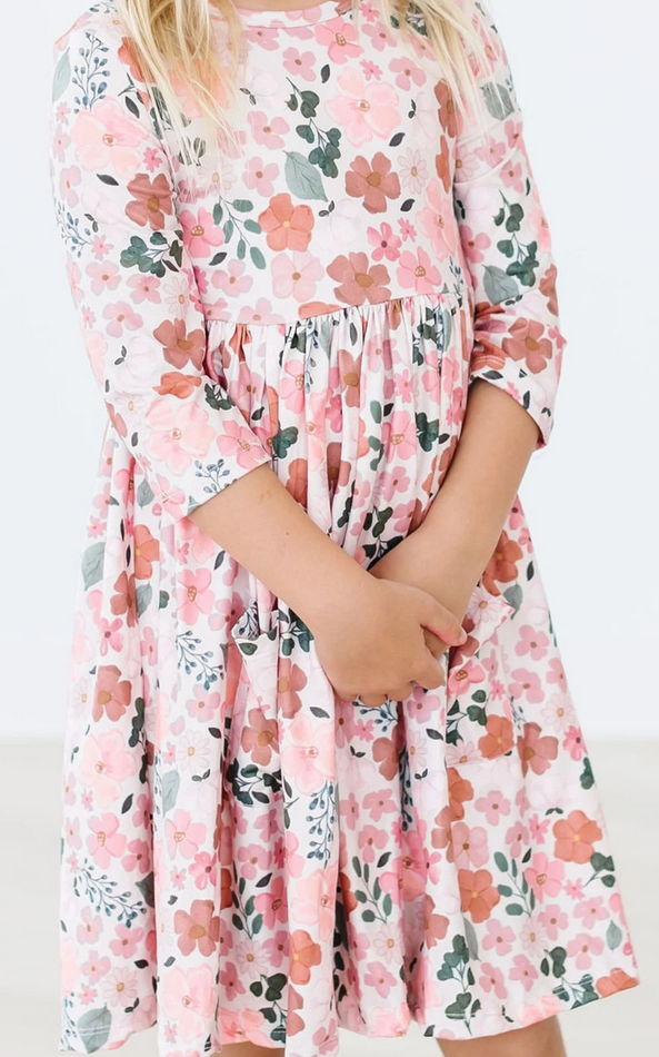 Fall Floral Dress