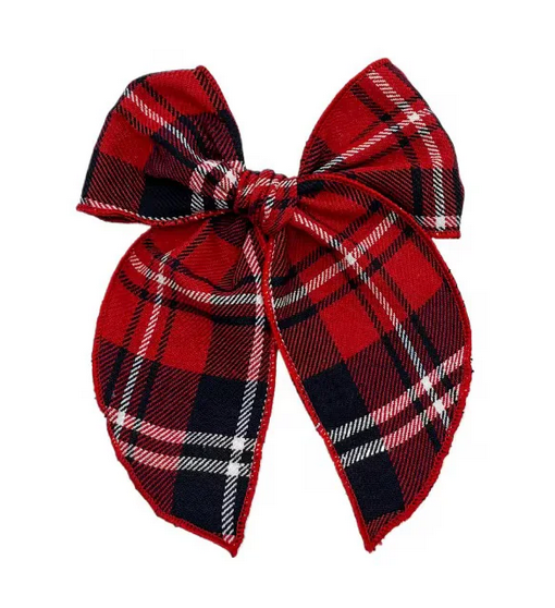 Christmas Plaid Bow