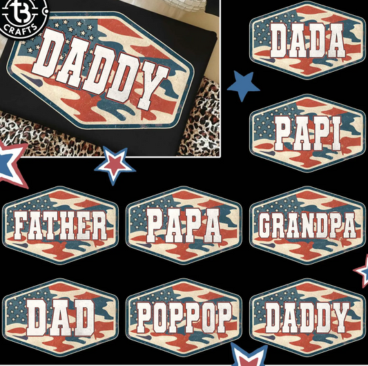 Custom DAD - PAPA Tee: PRE-ORDER