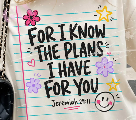 For I Know The Plans