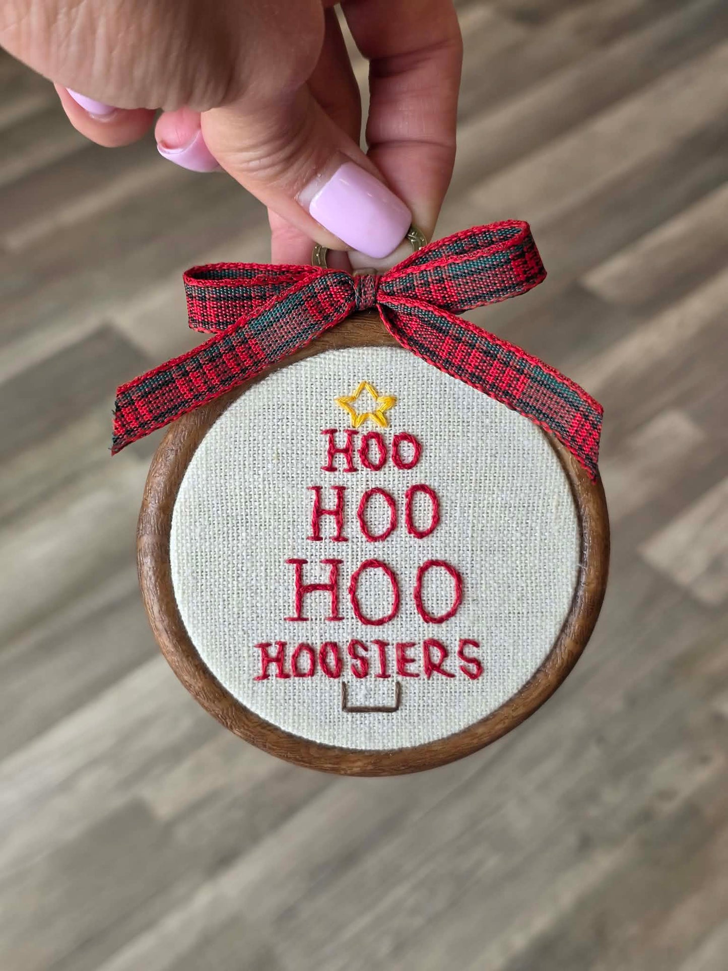Hoo Hoo Hoo Hoosier Ornament
