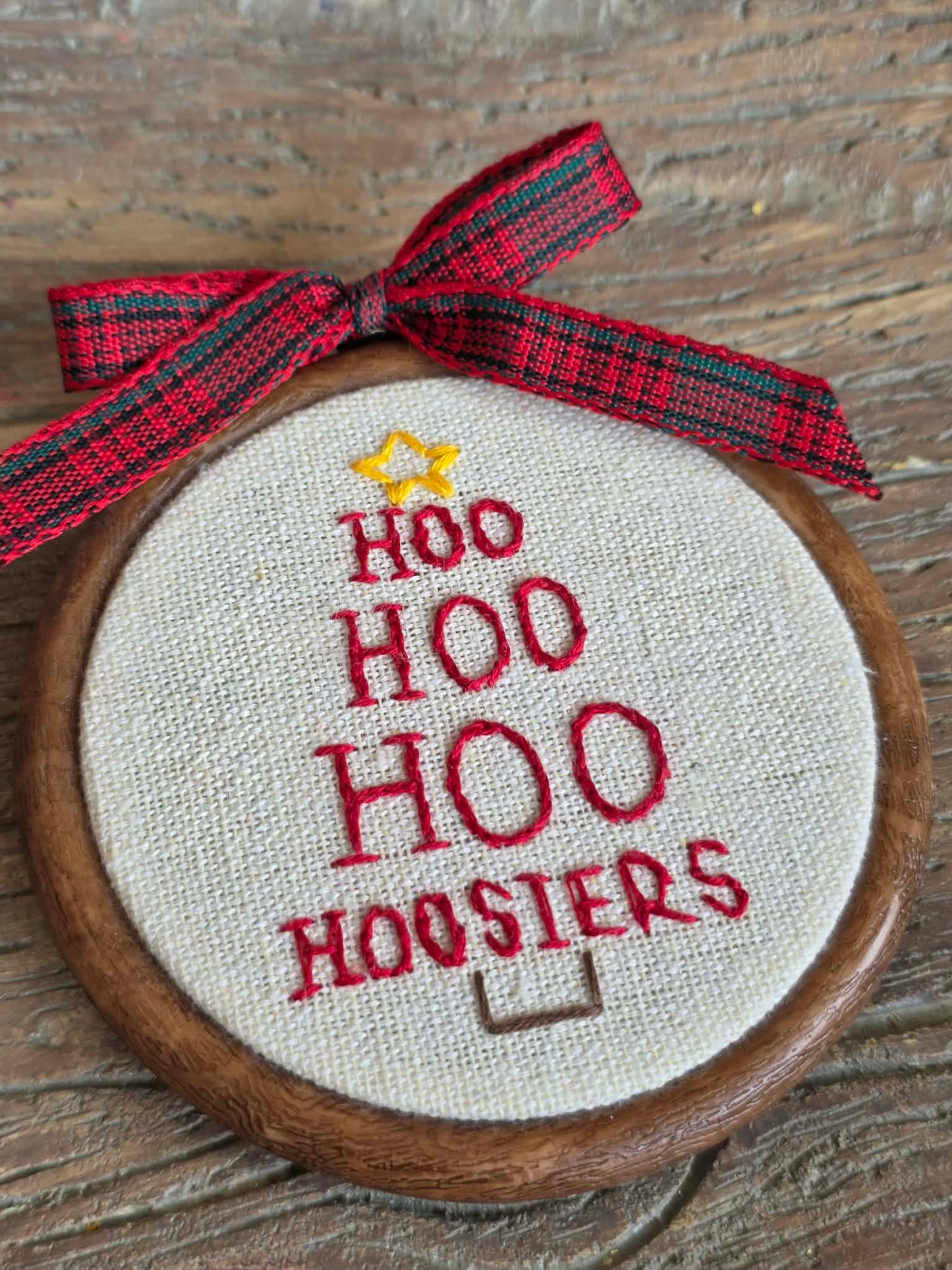 Hoo Hoo Hoo Hoosier Ornament