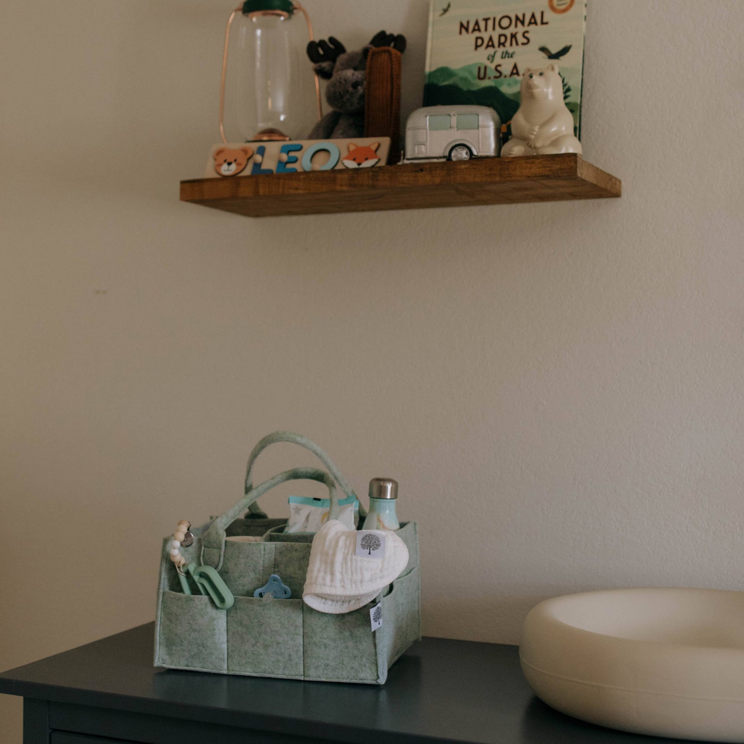 Diaper Caddy | Sage Green