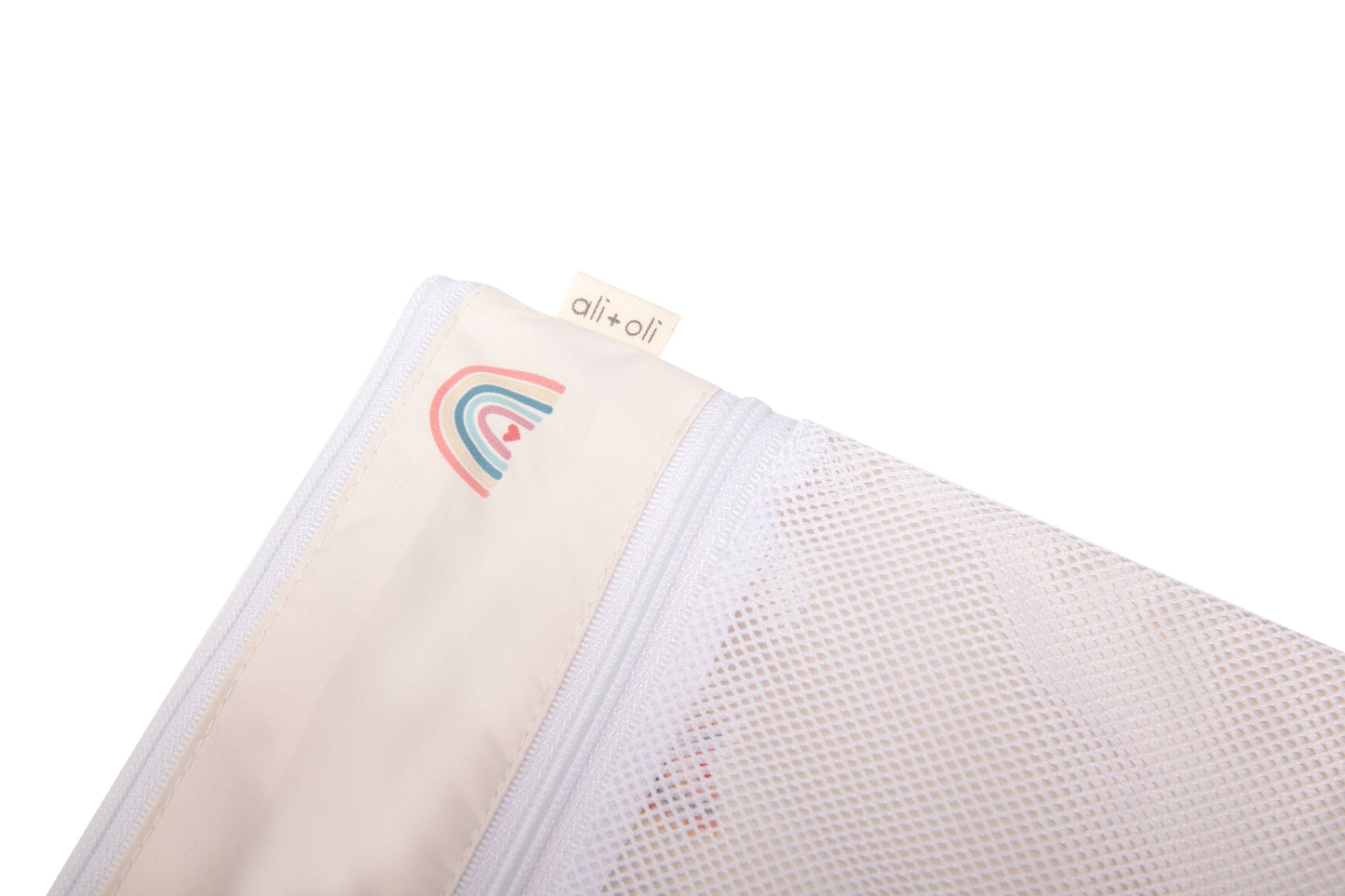 Dual-Compartment Wet/Dry Bag with Mesh Pocket | Rainbow