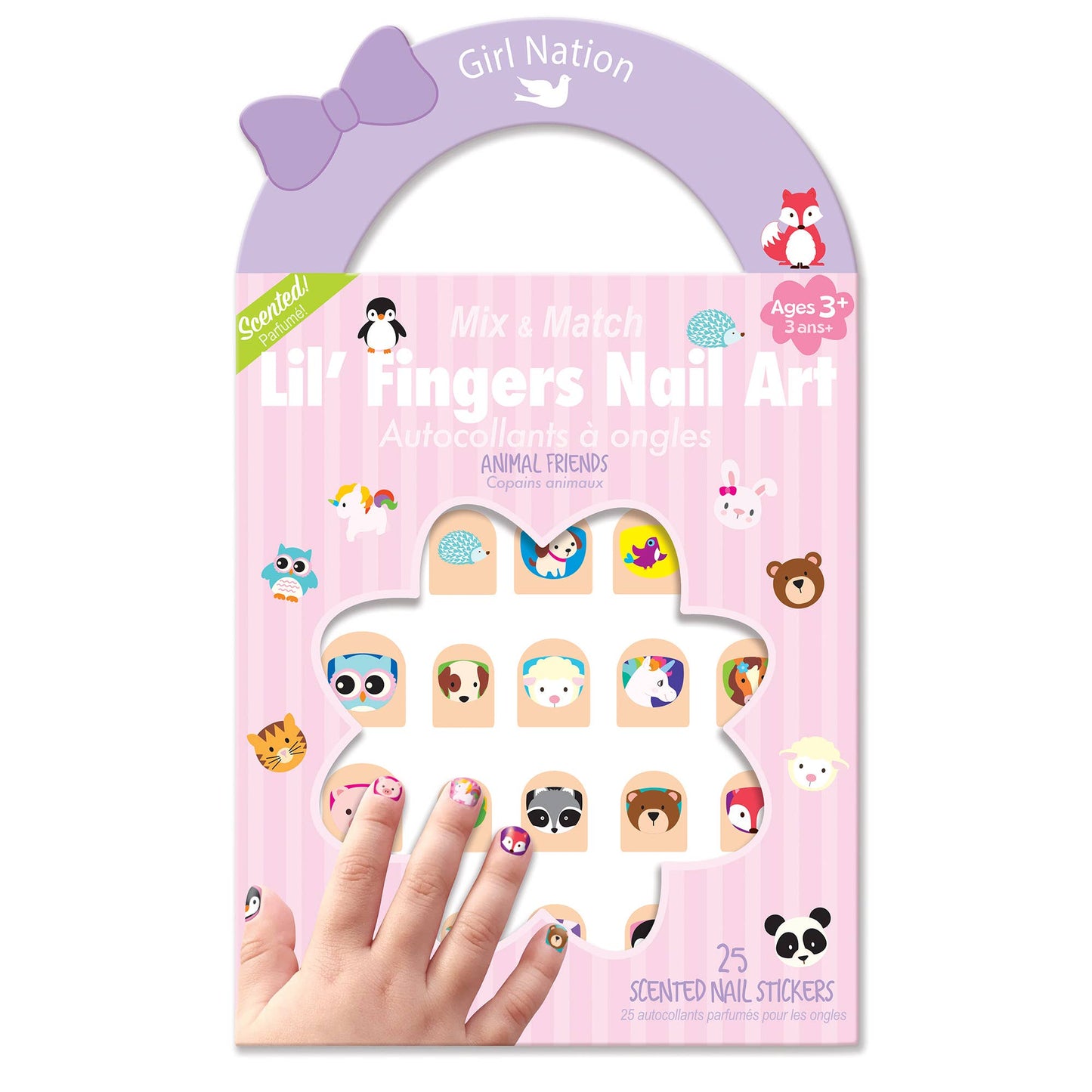 Lil' Fingers Nail Art Stickers- Animal Friends