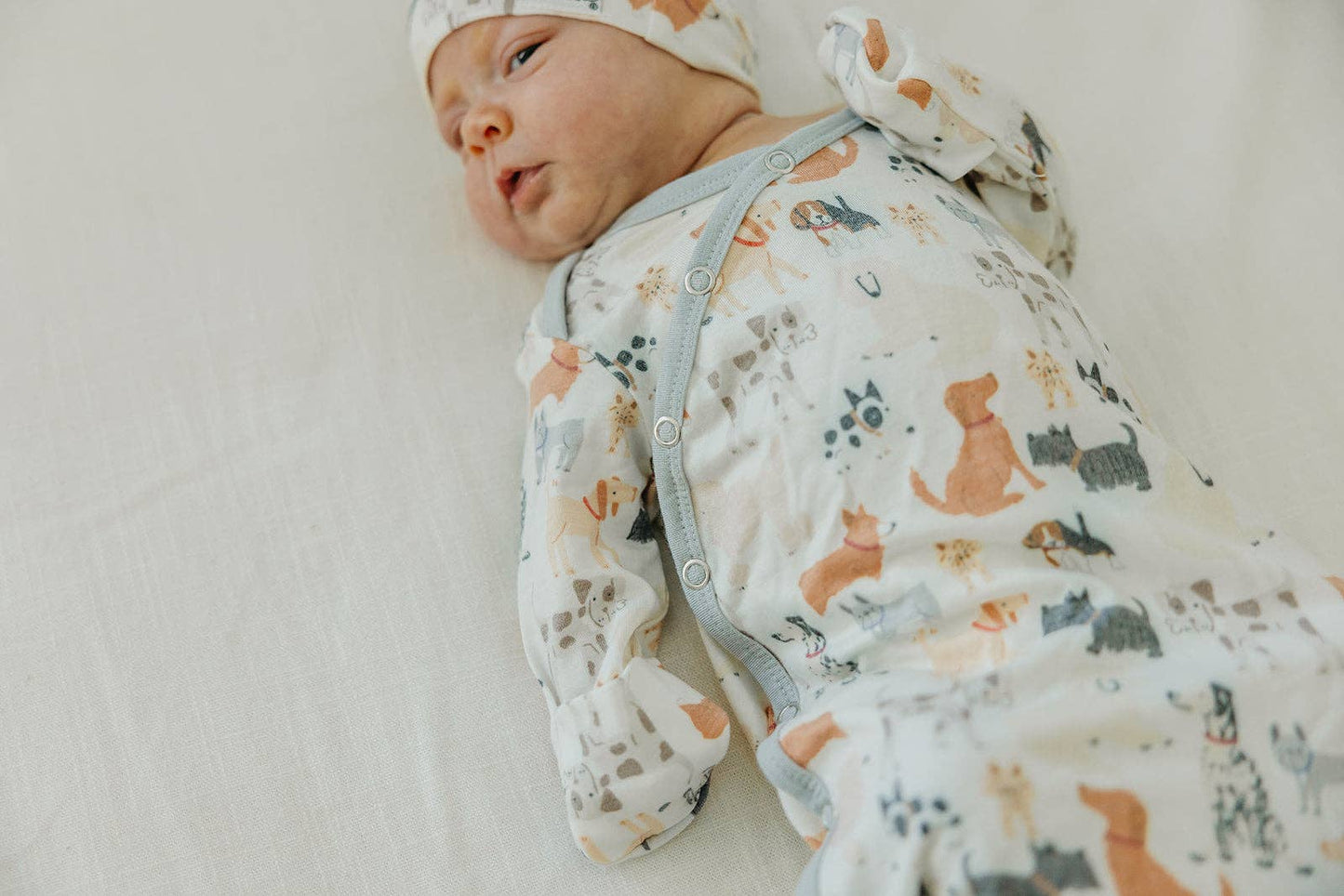 Newborn Knotted Gown | Rufus