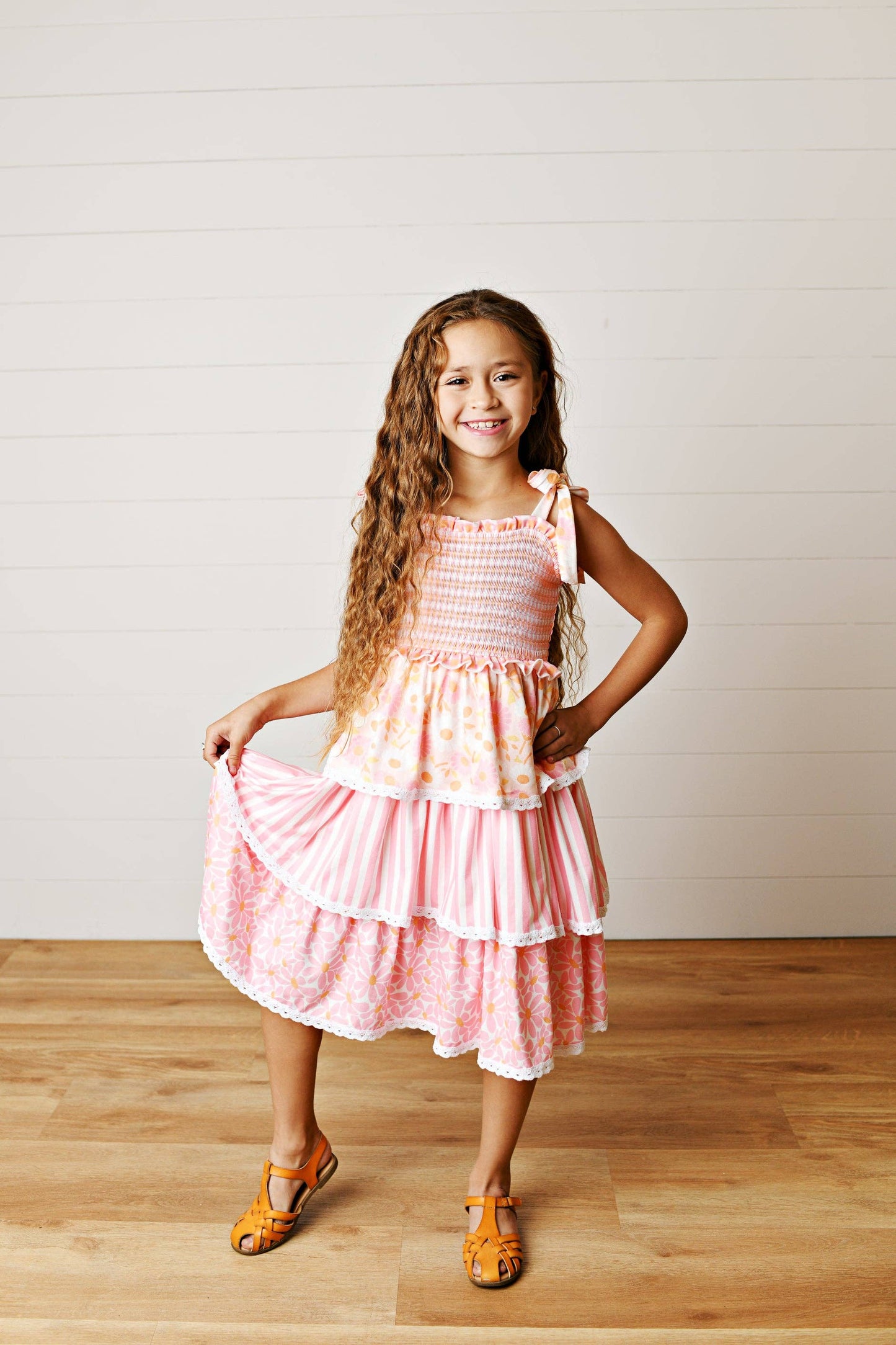 Pink Daisy Sundress