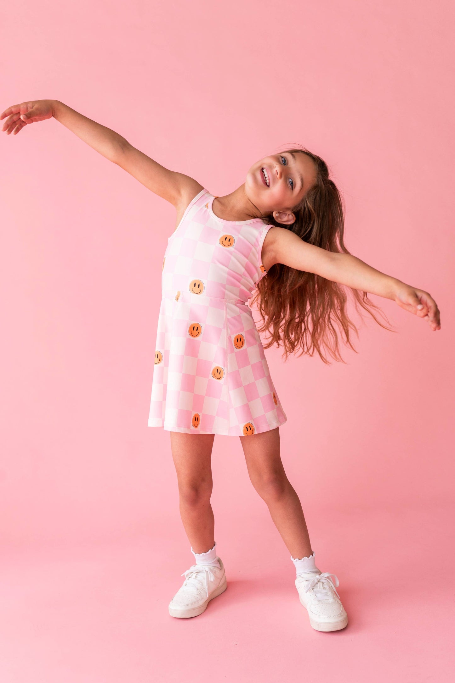 Happy Hopscotch | Twisty Back Active Dress