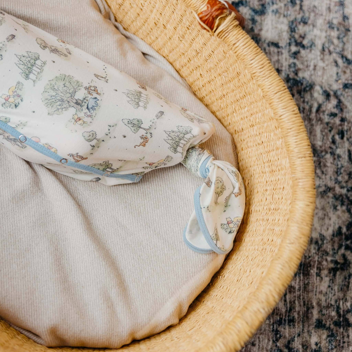 Newborn Knotted Gown |  Hundred Acre Wood