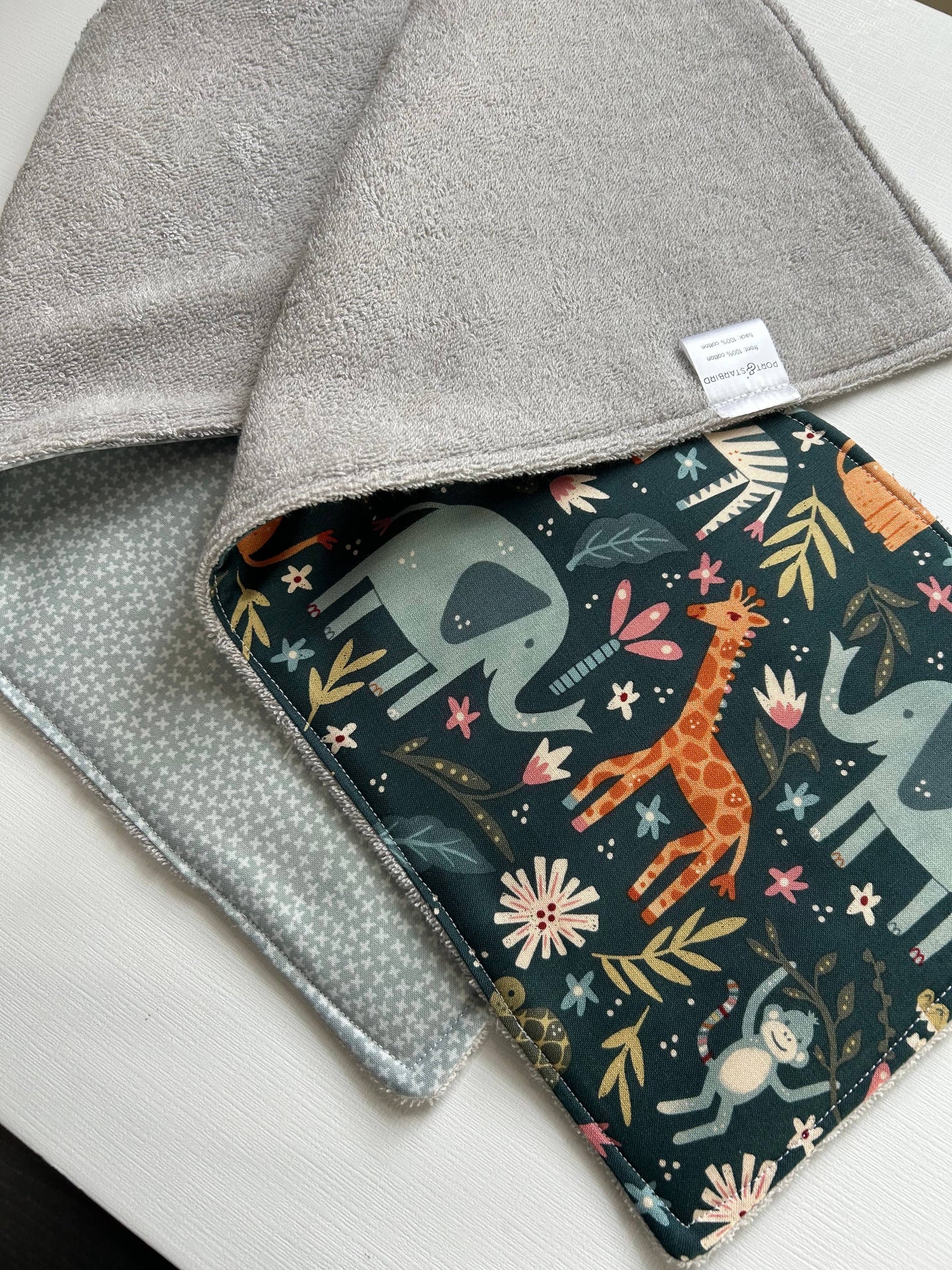 Burp Cloth Set | Welcome to the Jungle