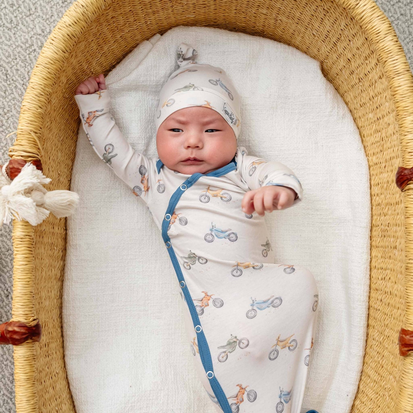 Newborn Knotted Gown | Ryder
