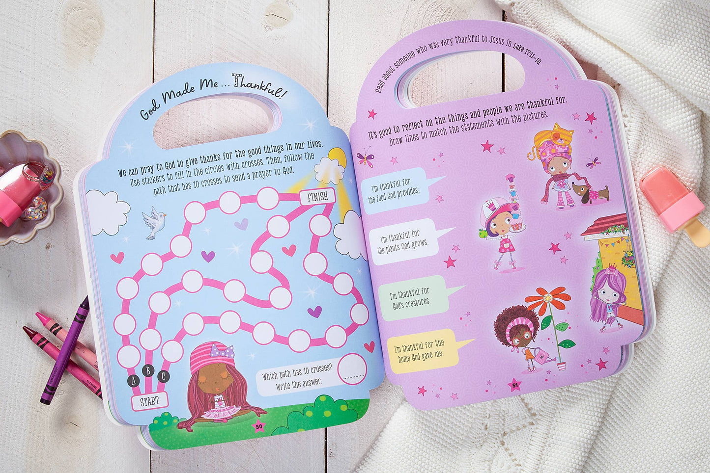 My Pretty Pink ABC of God Loves Me Activity Book