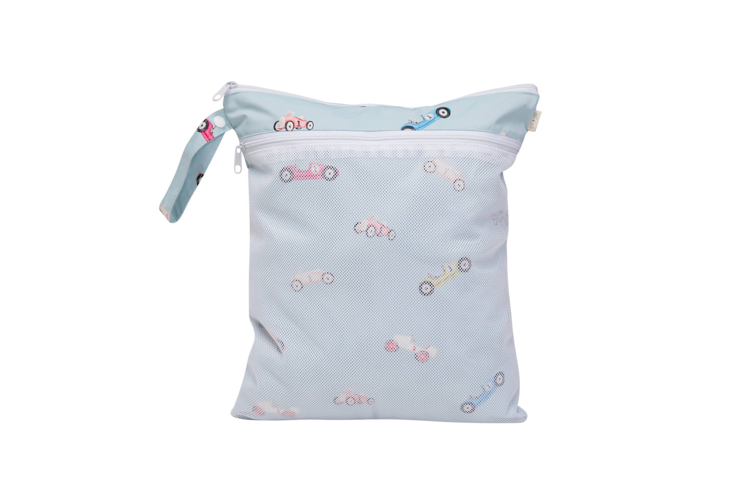 Dual-Compartment Wet/Dry Bag with Mesh Pocket | Cars