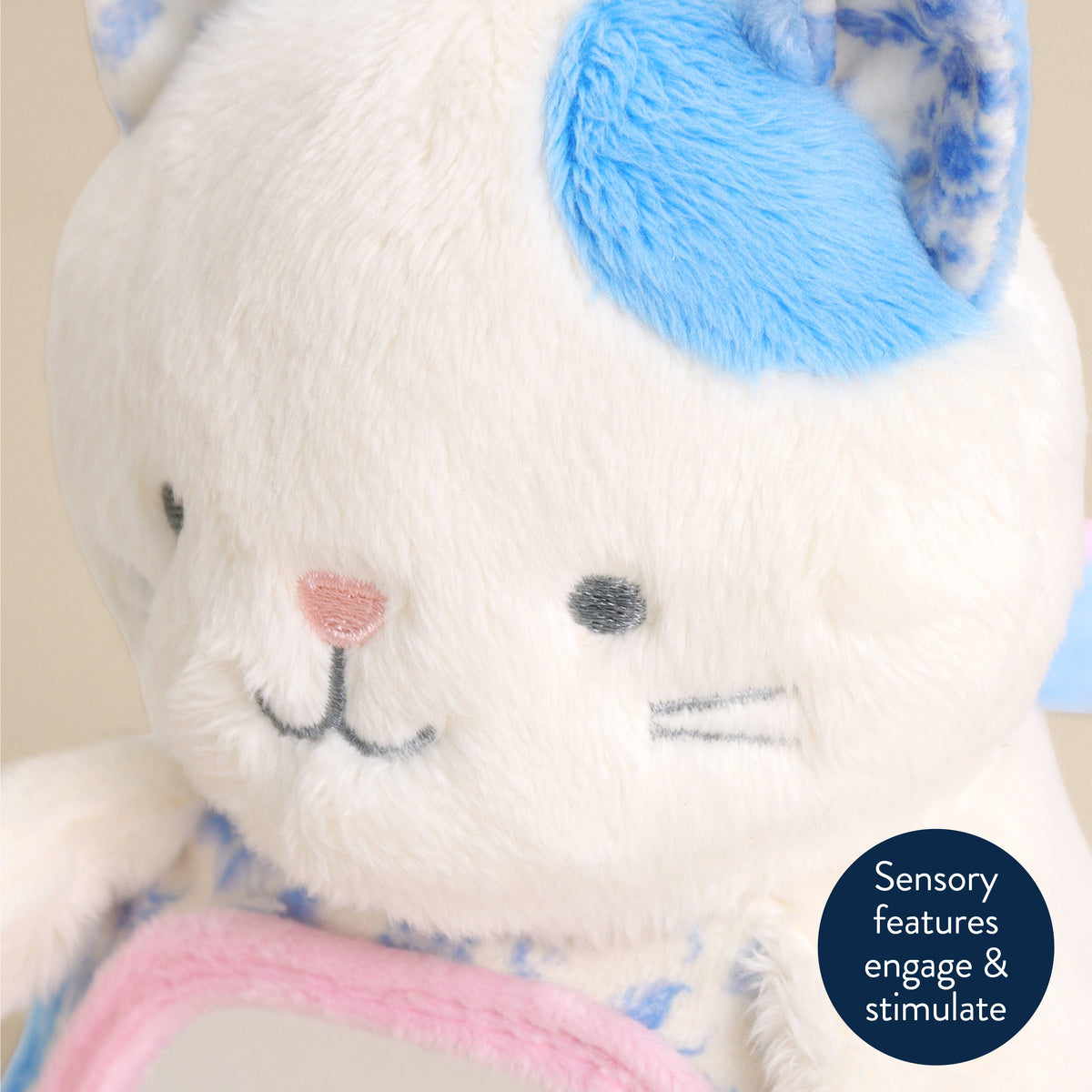 Itzy Bitzy Mirror™ Sensory Tummy Time Mirror | Kitty