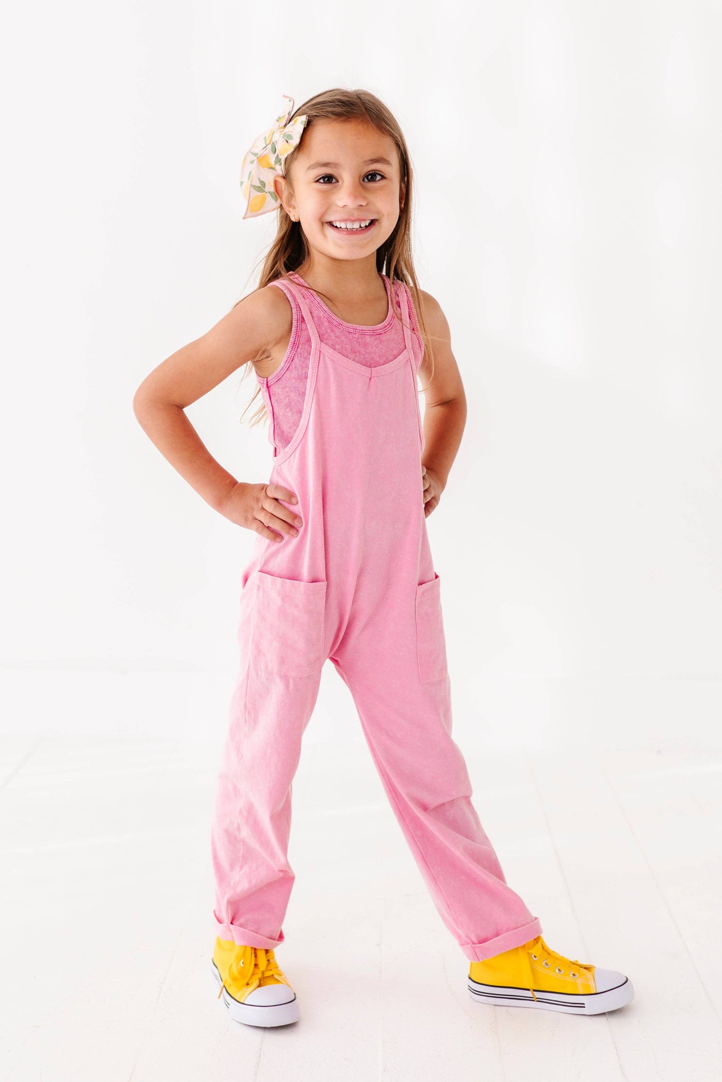 Baby Pink Vintage Romper & Tank