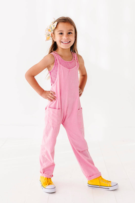 Baby Pink Vintage Romper & Tank