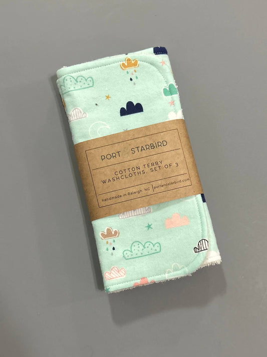 Washcloths Set | Happy Clouds