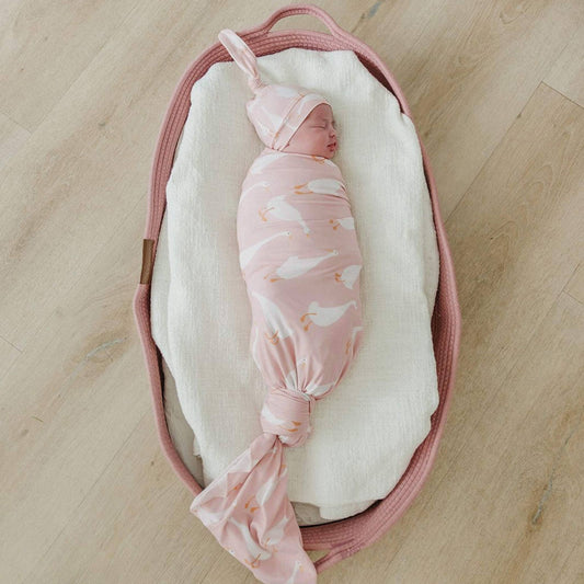 Knit Swaddle Blanket | Goosie