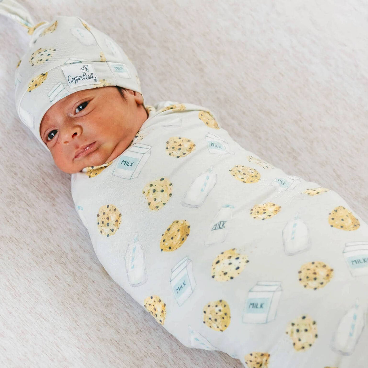 Knit Swaddle Blanket | Chip