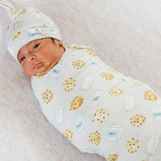Knit Swaddle Blanket | Chip