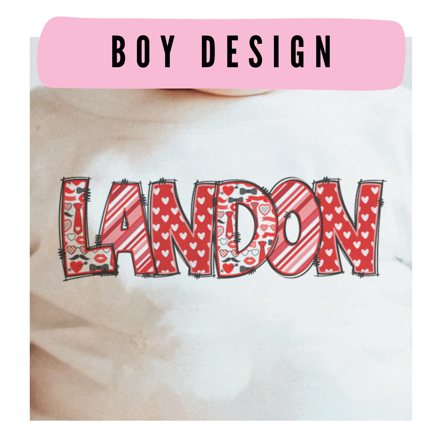 Valentine's Name Tees | Children's