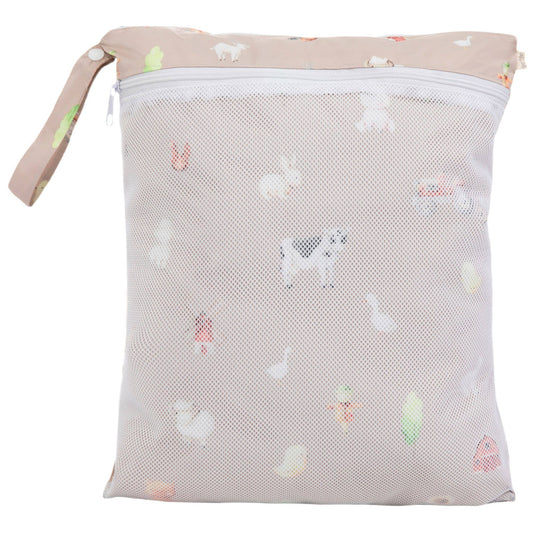 Dual-Compartment Wet/Dry Bag with Mesh Pocket | Farm