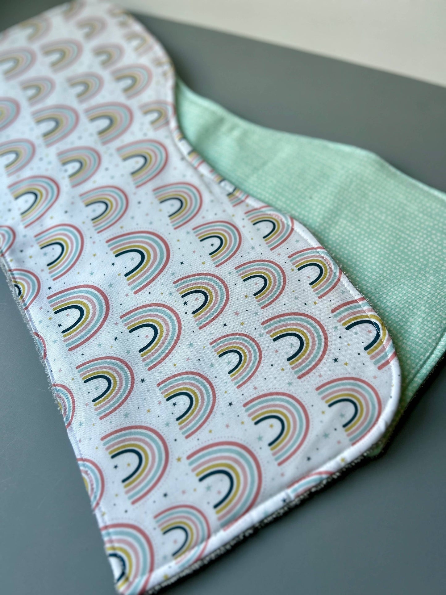 Burp Cloth Set | Somewhere Over the Rainbow