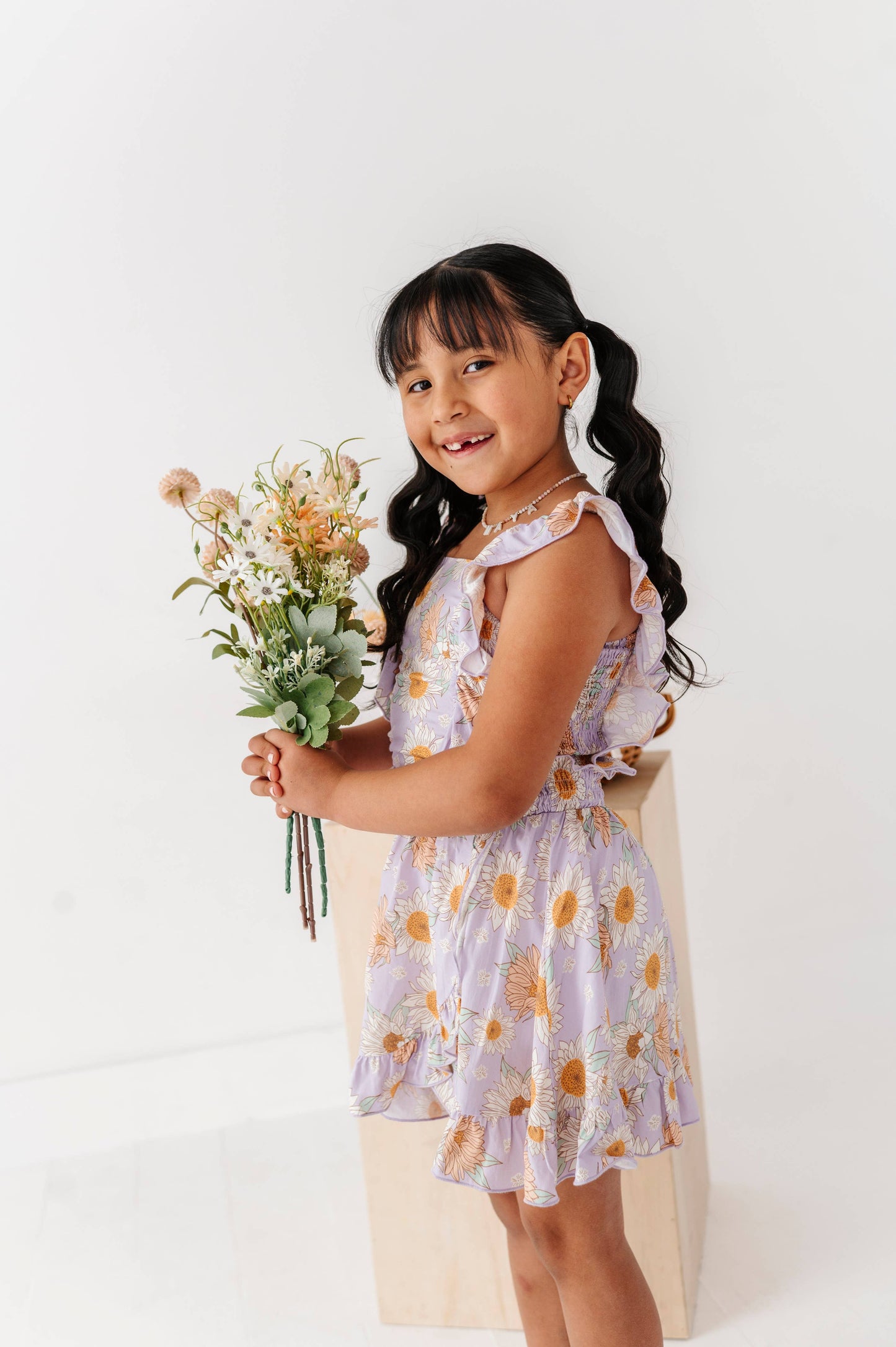 Sunflower Ruffle Tank & Skort Set