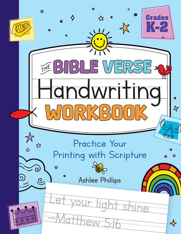Bible Verse Handwriting Workbook