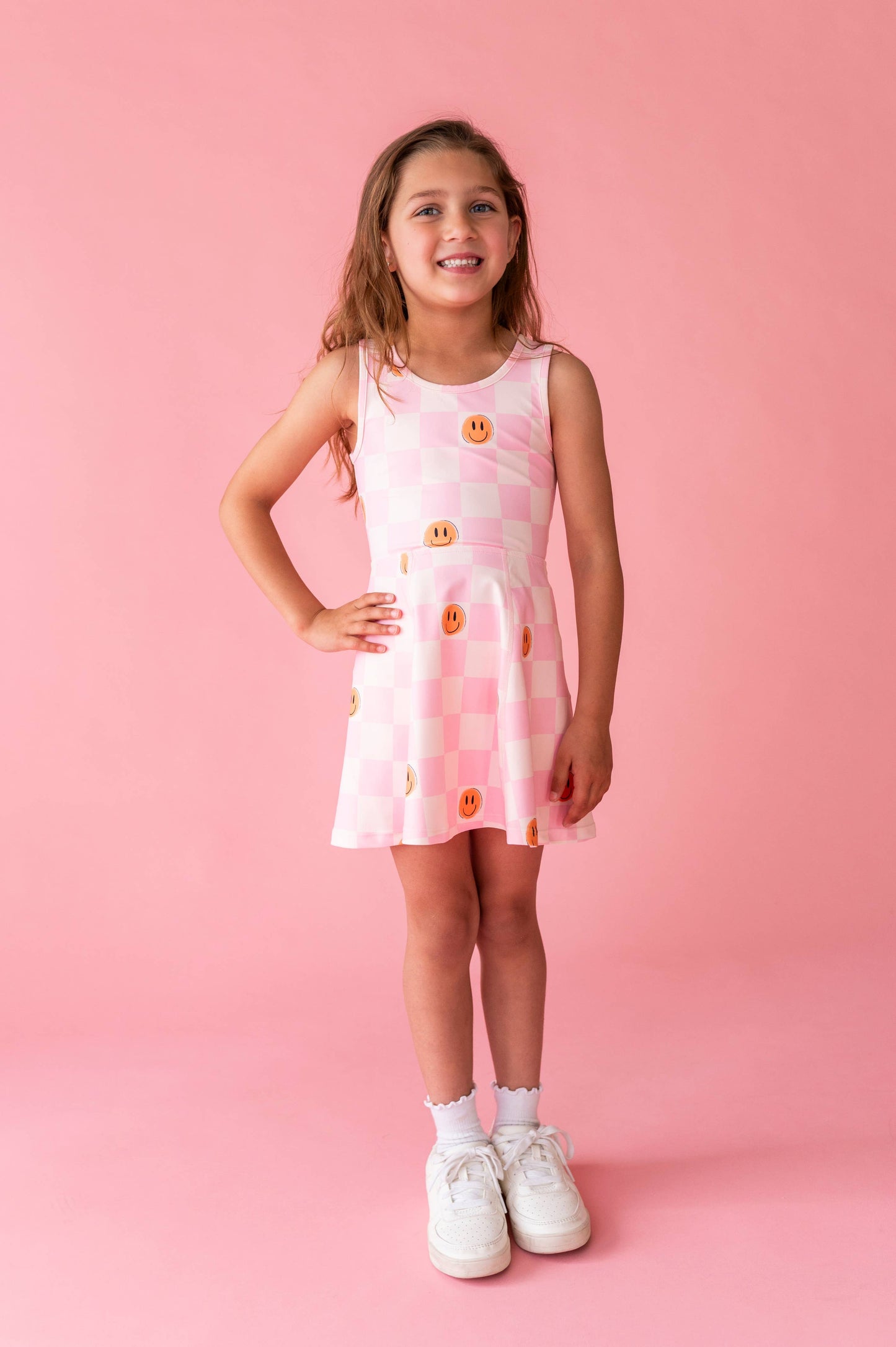Happy Hopscotch | Twisty Back Active Dress