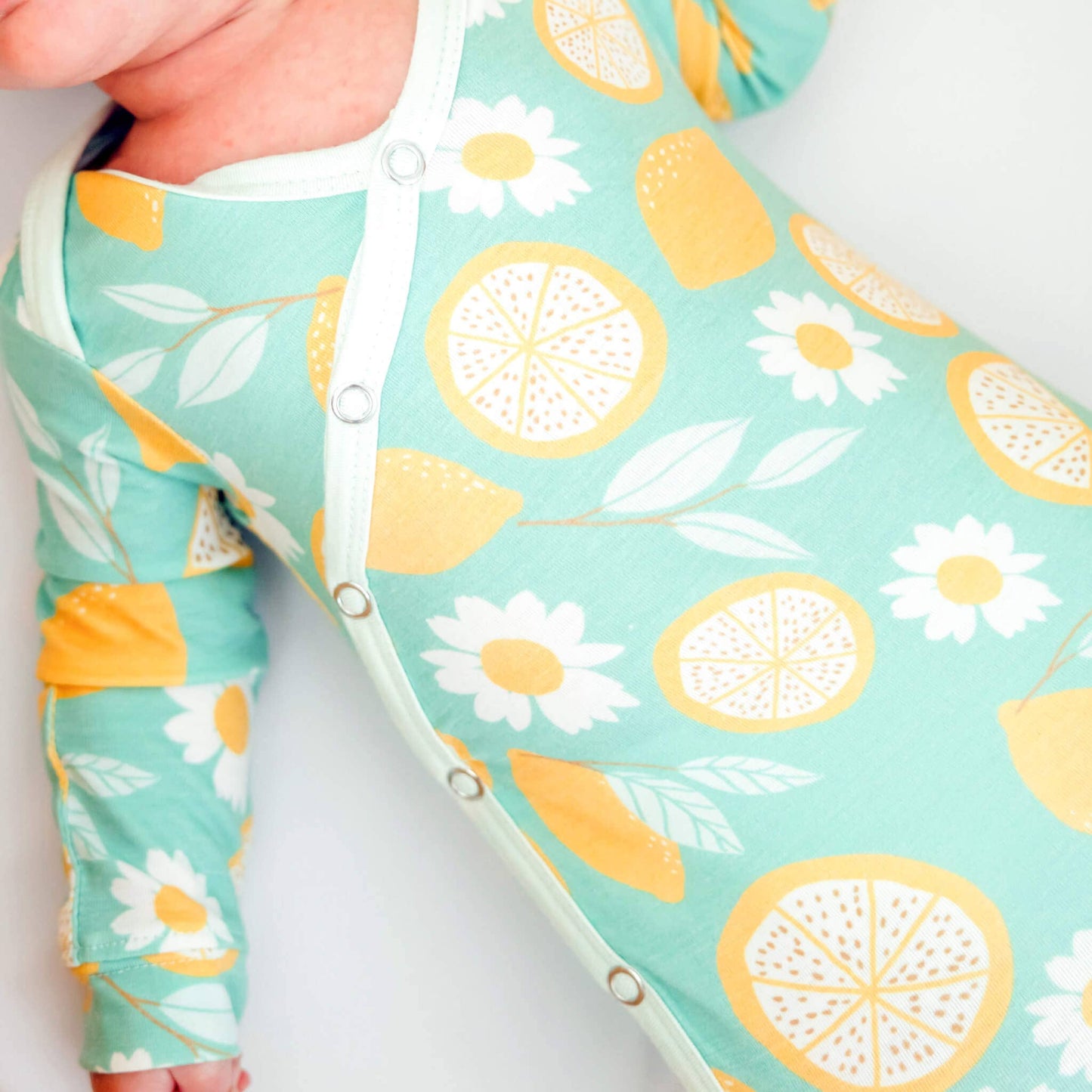 Newborn Knotted Gown | Lemon