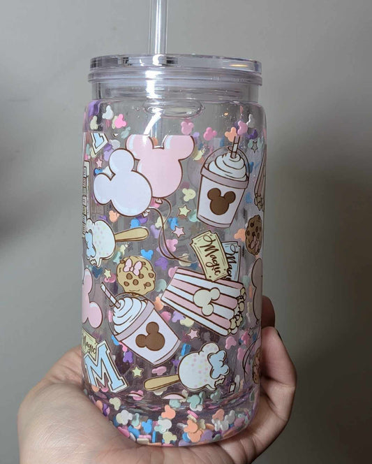 Magical Snacks Snow Globe Tumbler