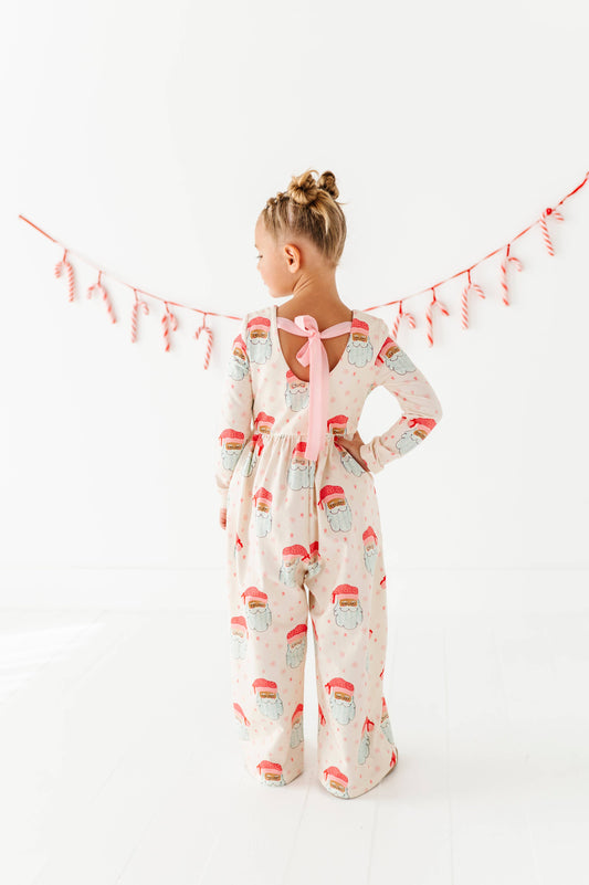 Pink Santa Romper