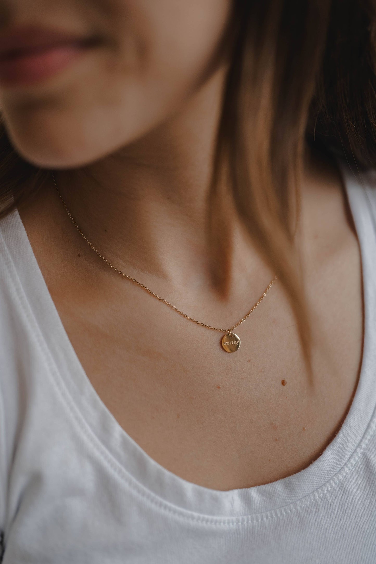 Worthy Disc Necklace