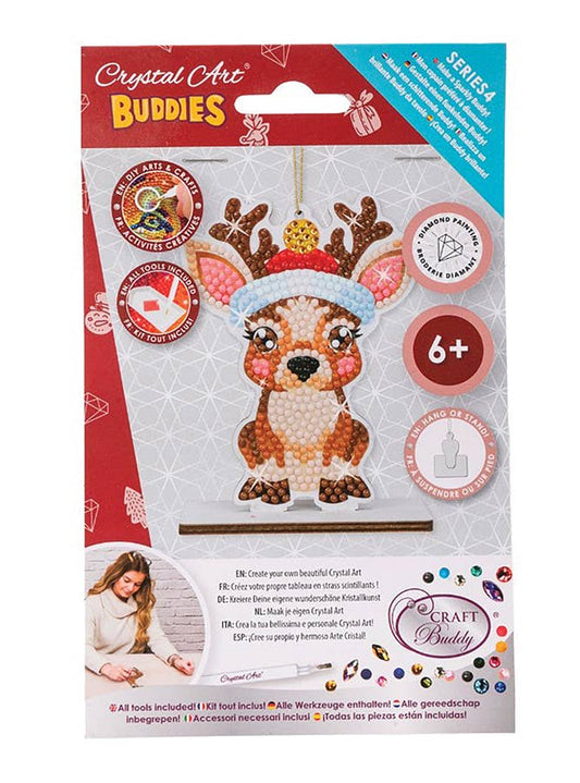 Crystal Art Ornament: Reindeer