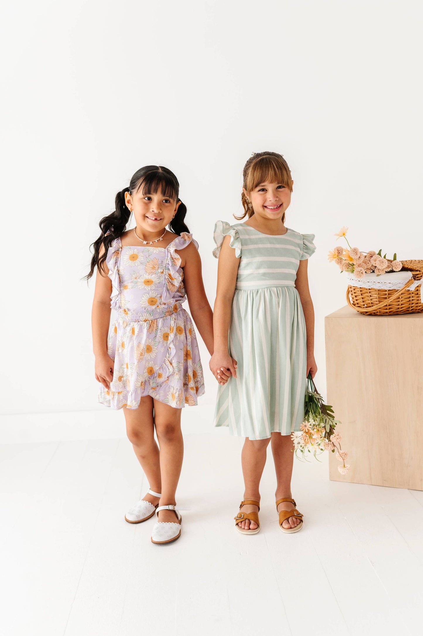 Sunflower Ruffle Tank & Skort Set