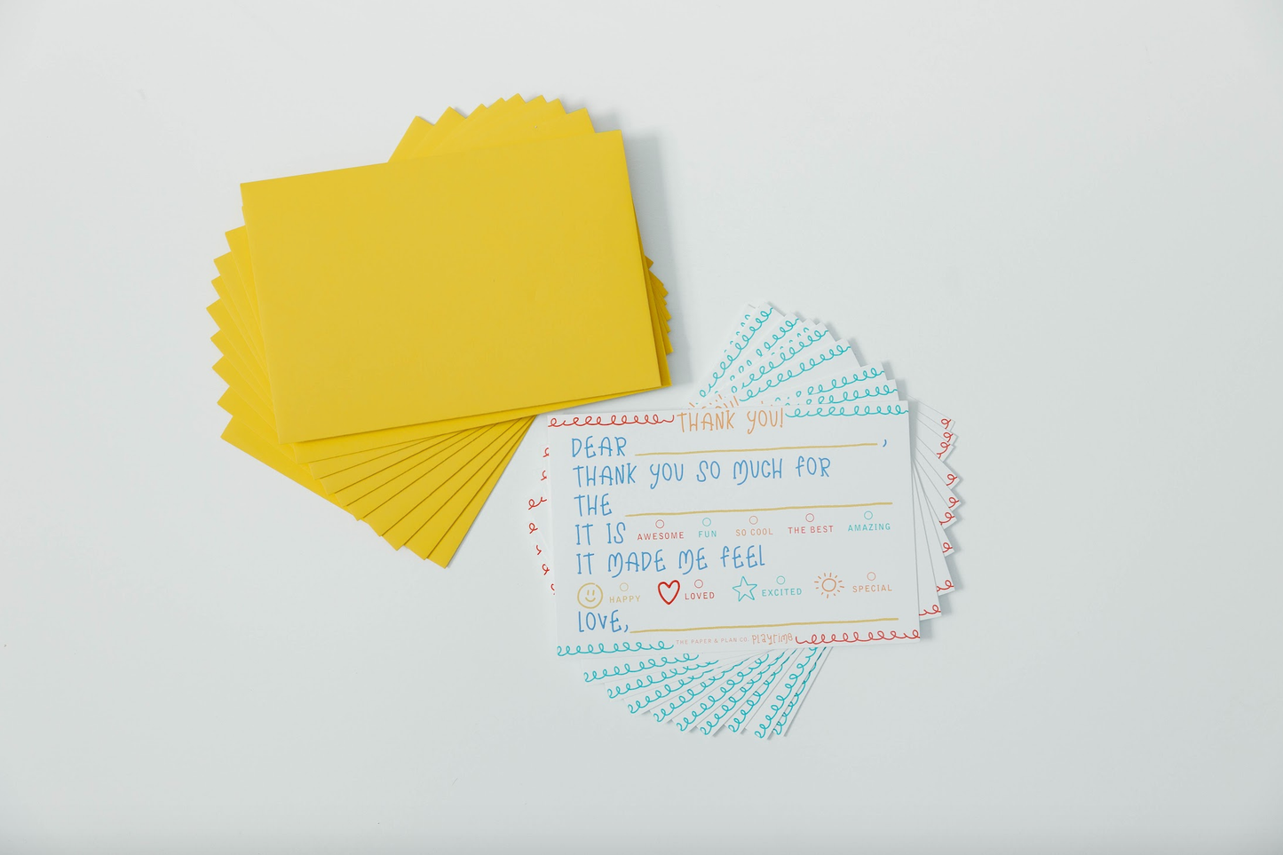 Playtime Pad® Thank You Notecard Set