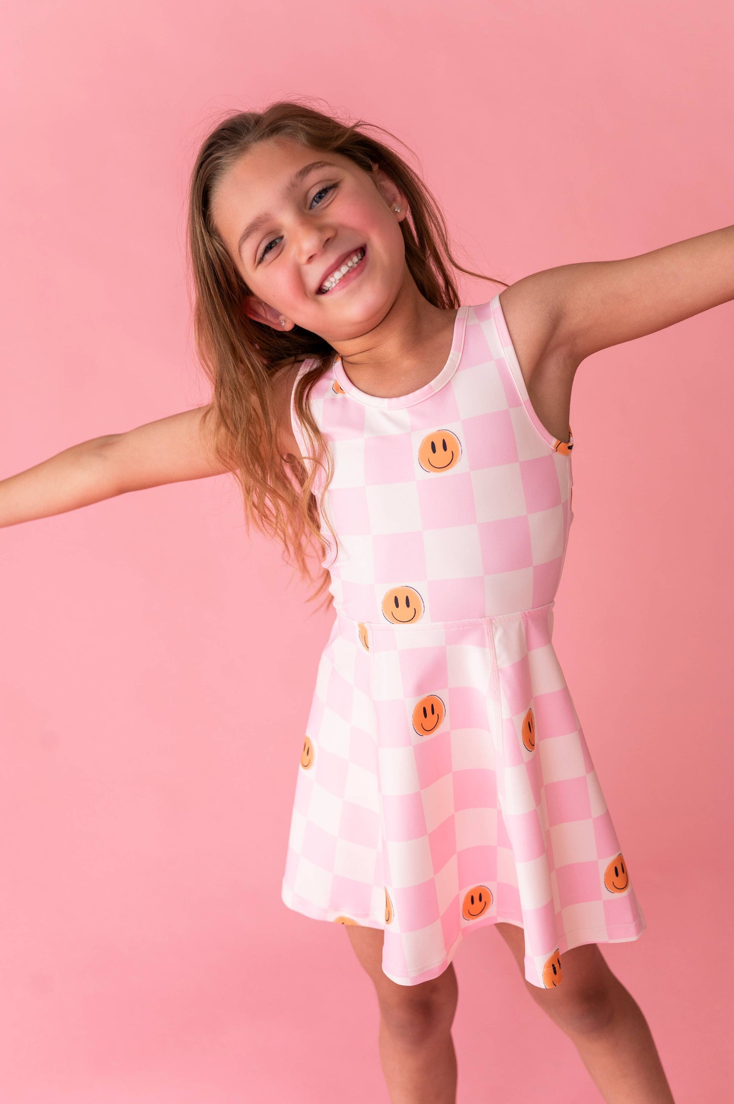 Happy Hopscotch | Twisty Back Active Dress