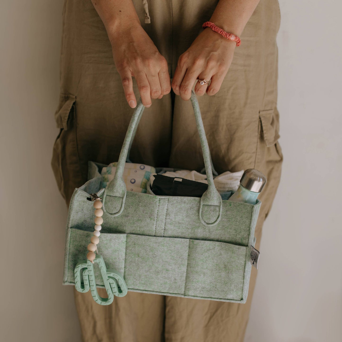 Diaper Caddy | Sage Green
