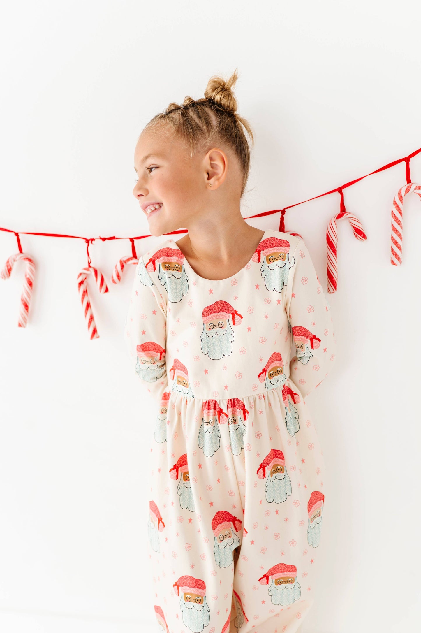 Pink Santa Romper
