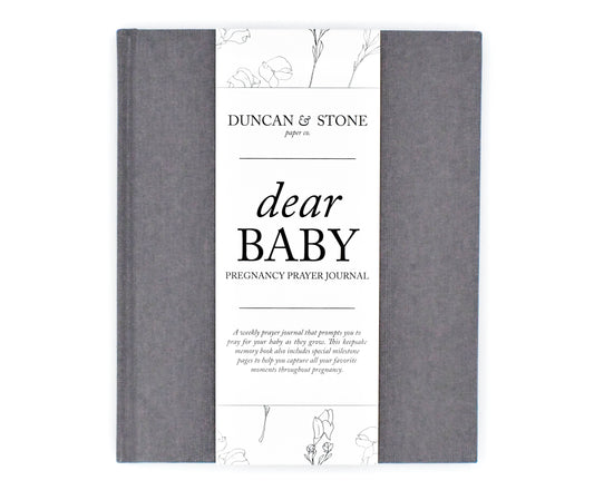 Dear Baby: A Pregnancy Prayer Journal & Memory Book for Moms
