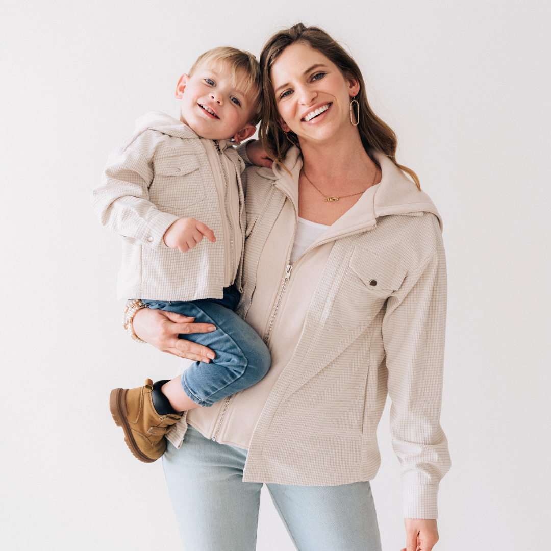 Khaki Hooded Jacket | Adult