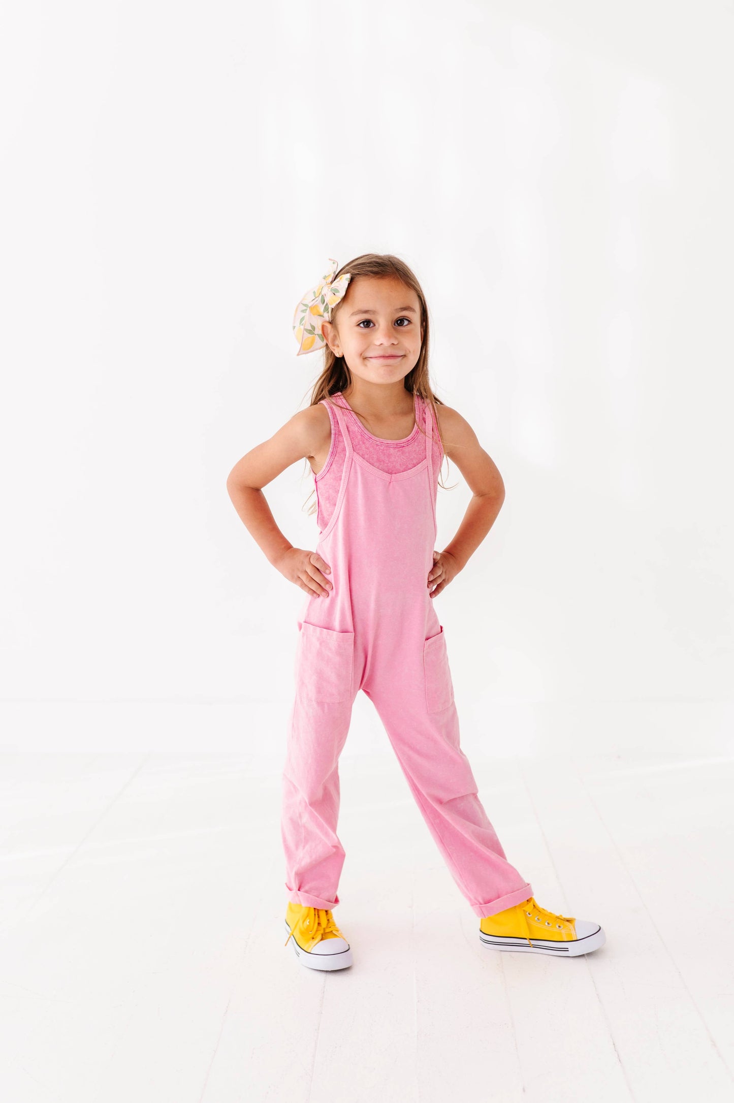 Baby Pink Vintage Romper & Tank