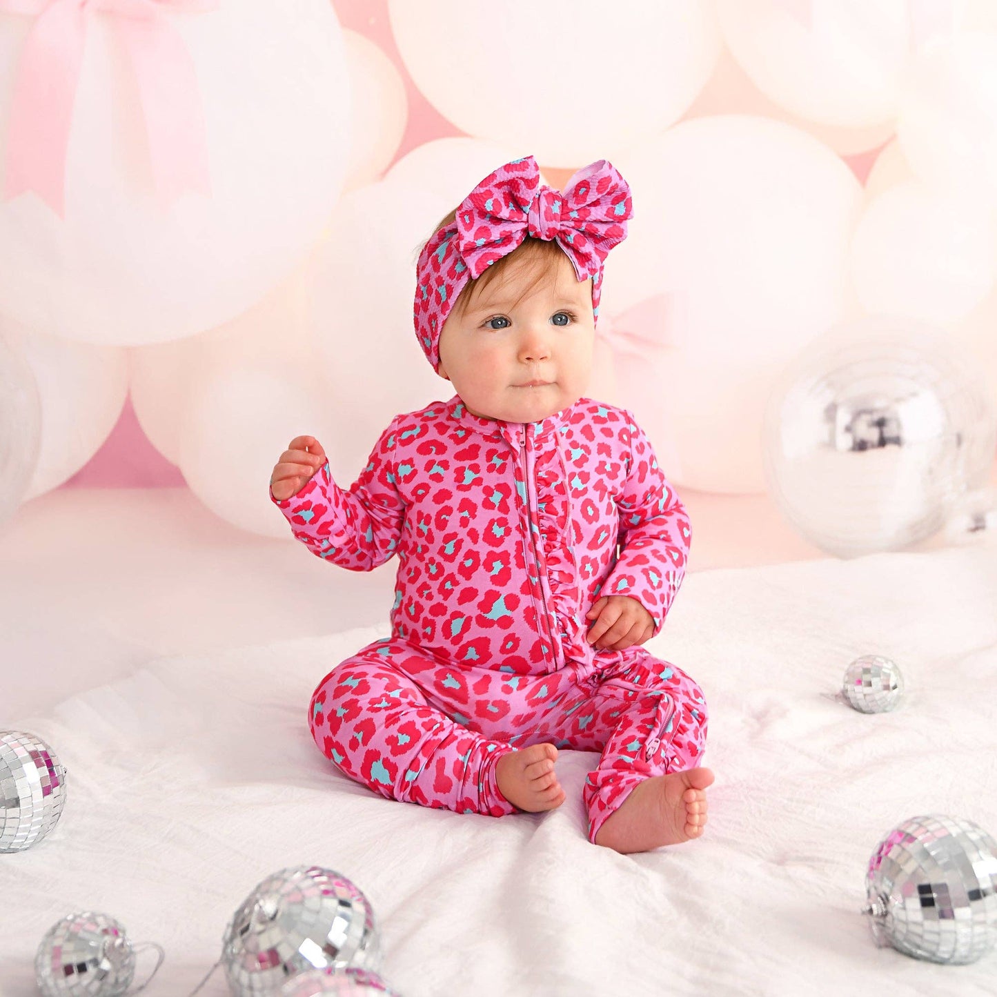 Pink Leopard Bamboo Sleeper