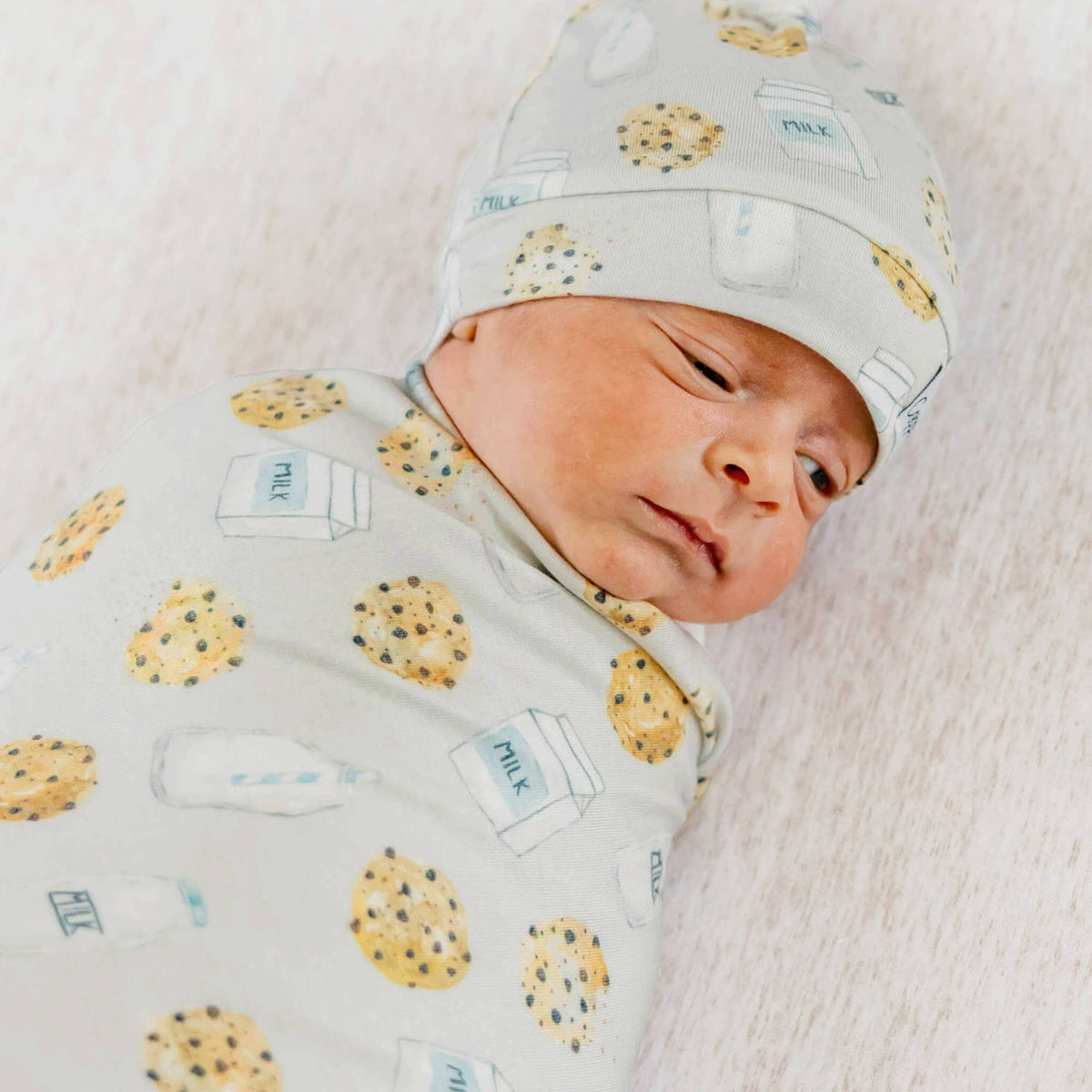 Knit Swaddle Blanket | Chip